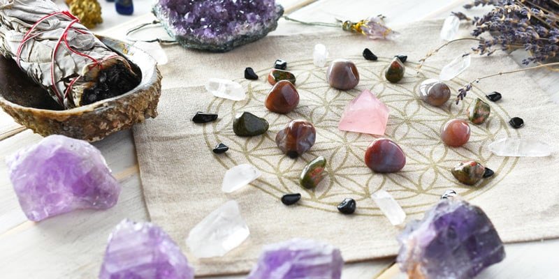 Example of a crystal grid
